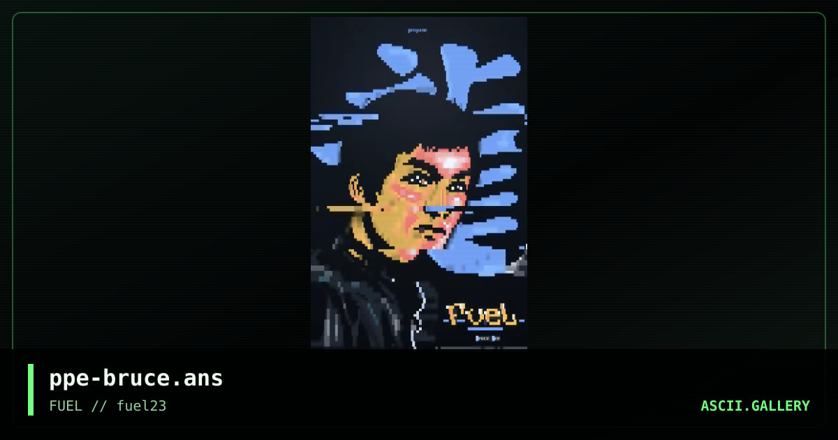 bruce lee, by propane, 2017