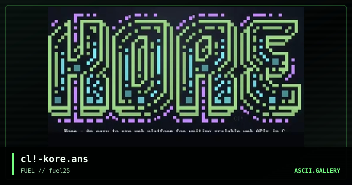 Kore - February 2018, by cleaner, 2018