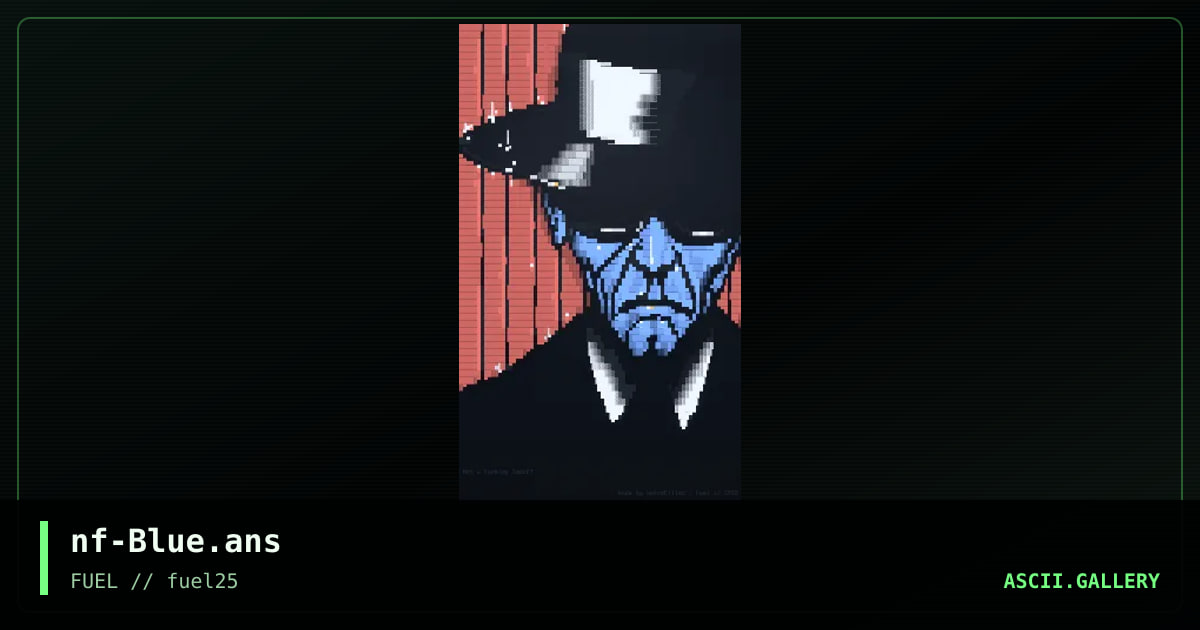 Blue, by necrofiliac, 2018