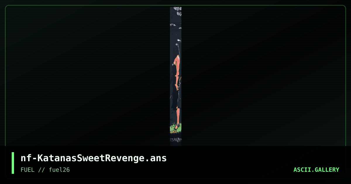 Katana's Sweet Revenge, by necro, necrofiliac, 2018