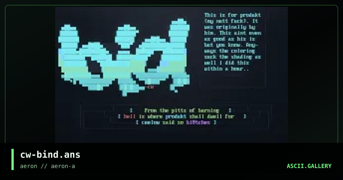 cw-bind.ans, by ceelow, 2000