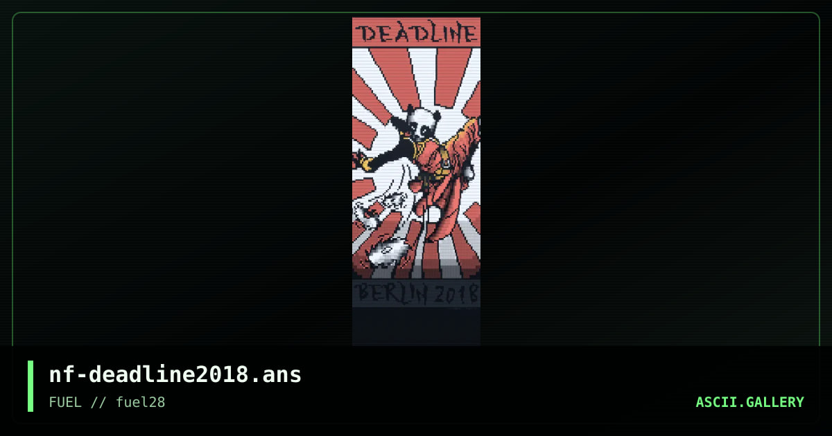 deadline 2018, by necrofiliac, 2018