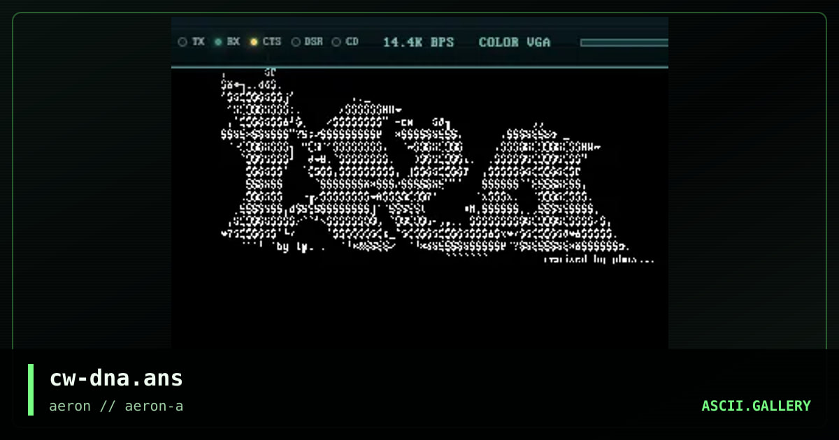 cw-dna.ans, by ceelow, 2000