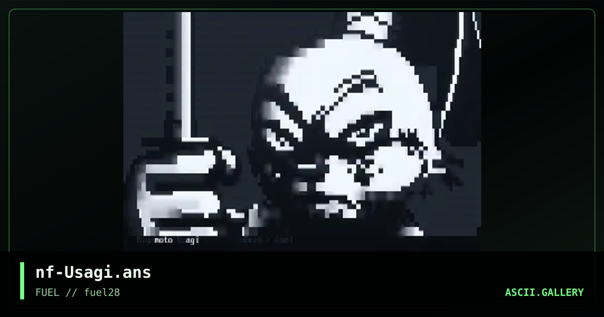 miyamoto usagi, by necrofiliac, 2018