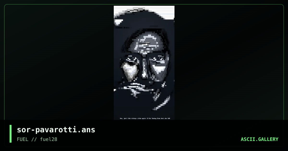 Pavarotti, by spirit of rage, 2018