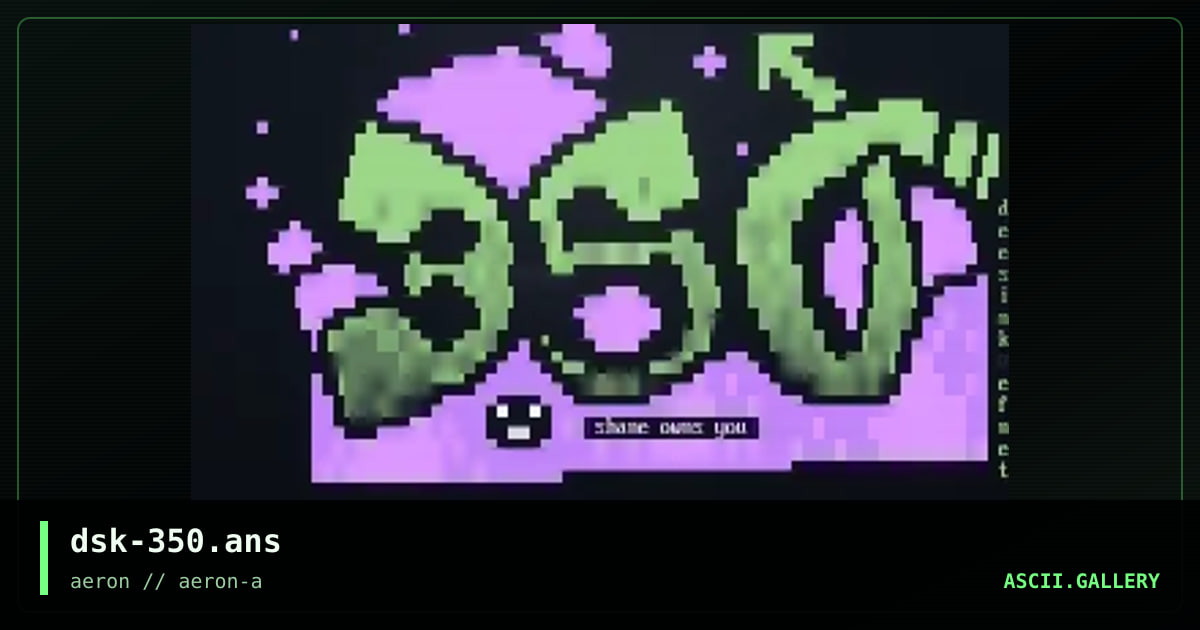 dsk-350.ans, by deesink, 2000