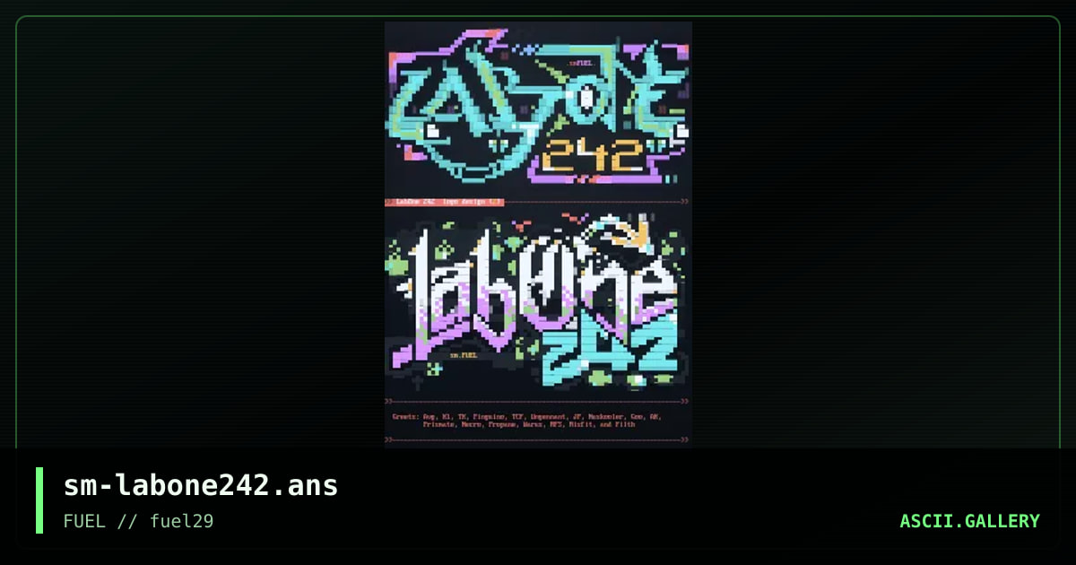 LabOne 242, by smooth, 2019