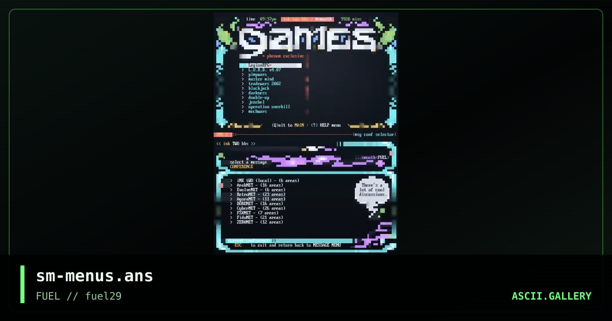 New Ink Two menus, by smooth, 2019