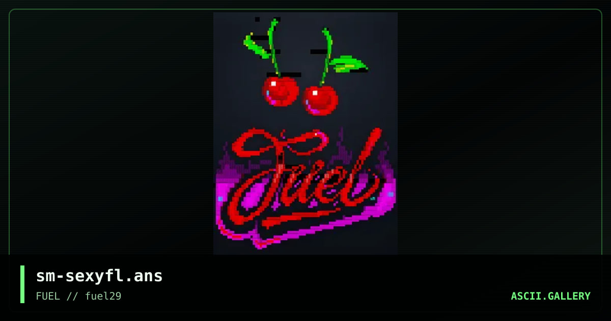Sexy Fuel, by smooth, 2019