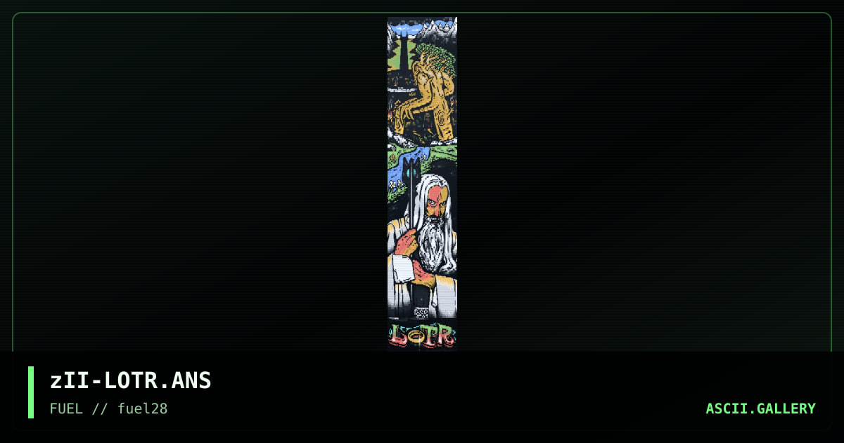 LOTR, by zeus ii, 2018