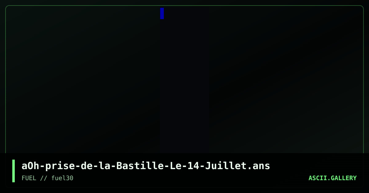14 juillet, by aoh, 2019