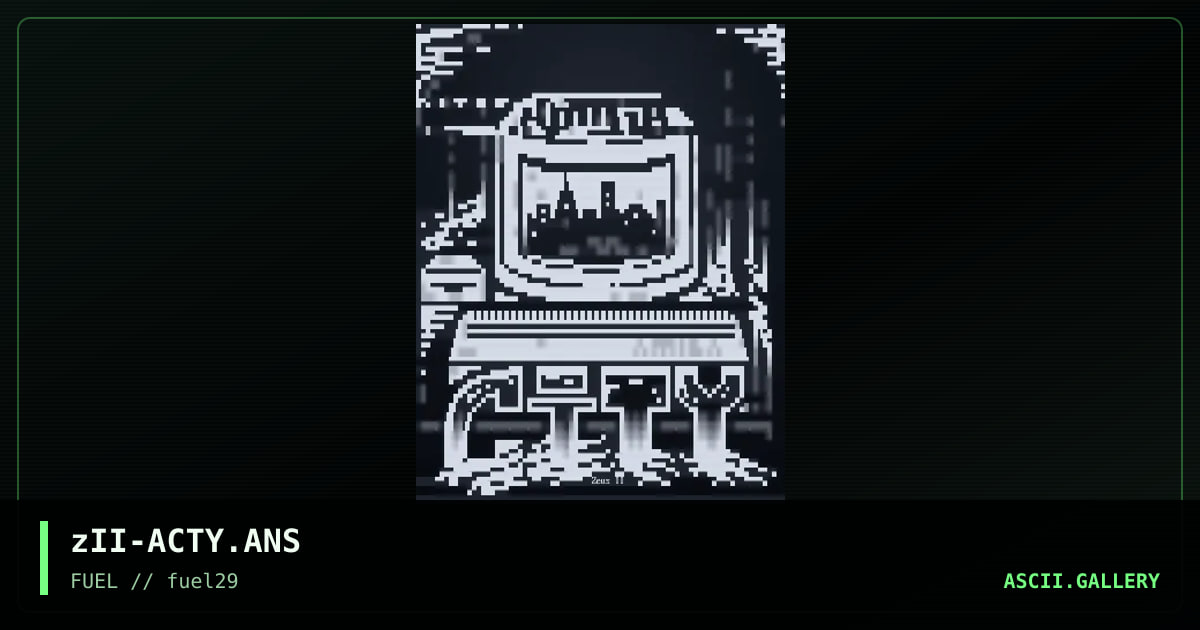 Amiga City, by zeus ii, 2019
