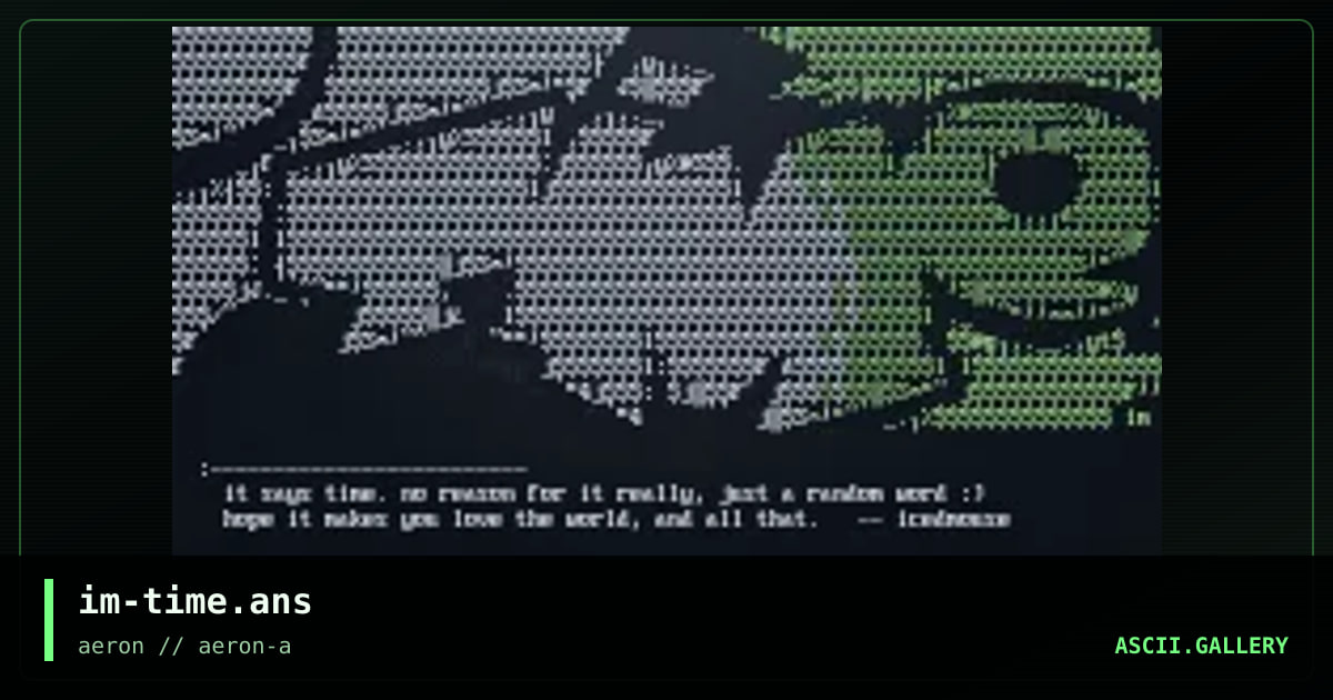 im-time.ans, by icedmouse, 2000
