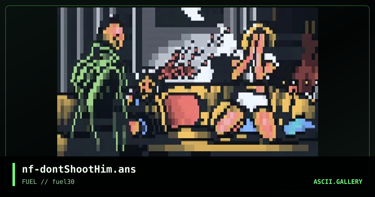 NOOOO don't shoot him, by necro, 2019