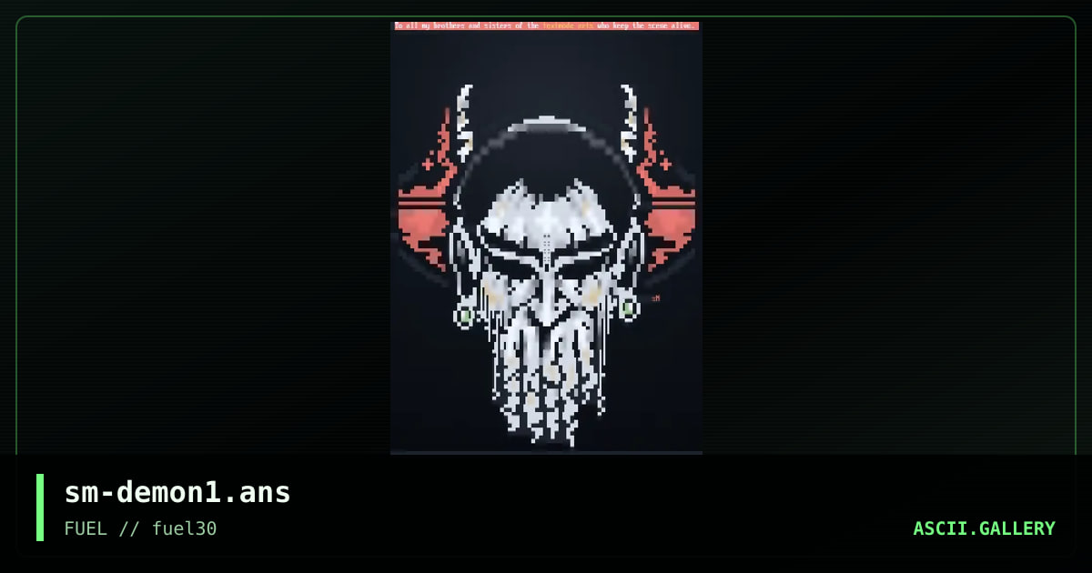 Demon Logo, by smooth, 2019