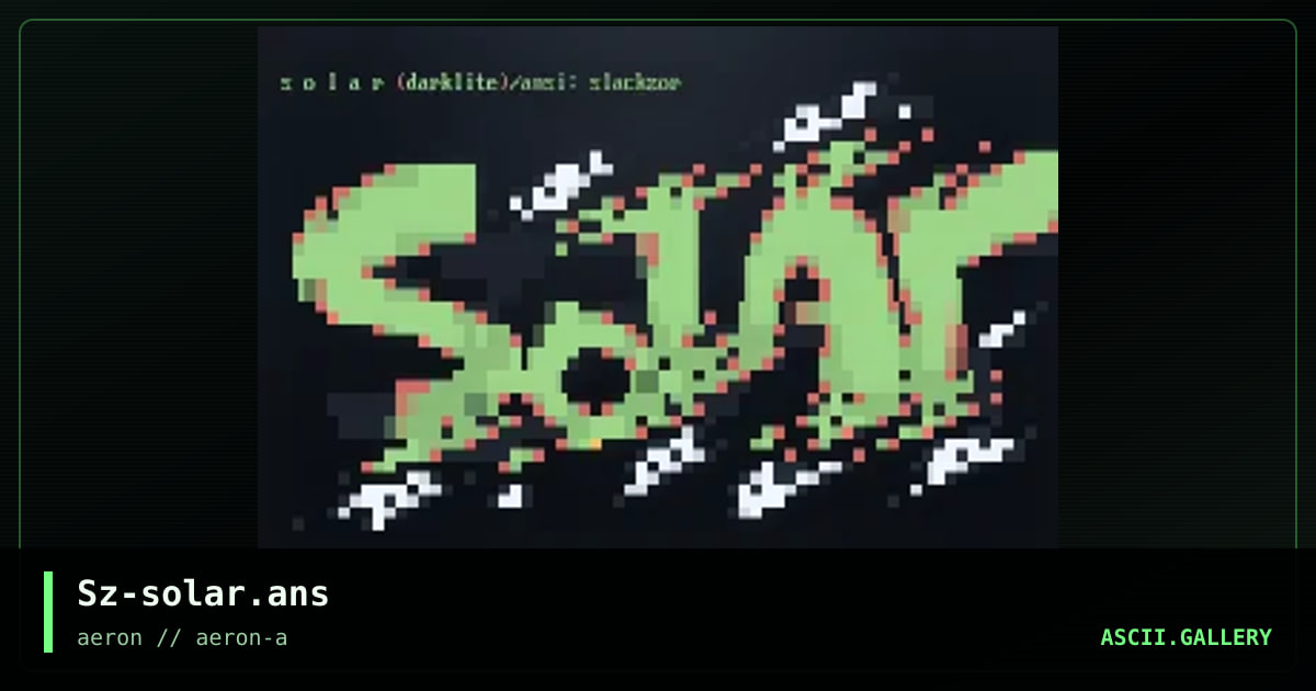 Sz-solar.ans, by slackzor, 2000