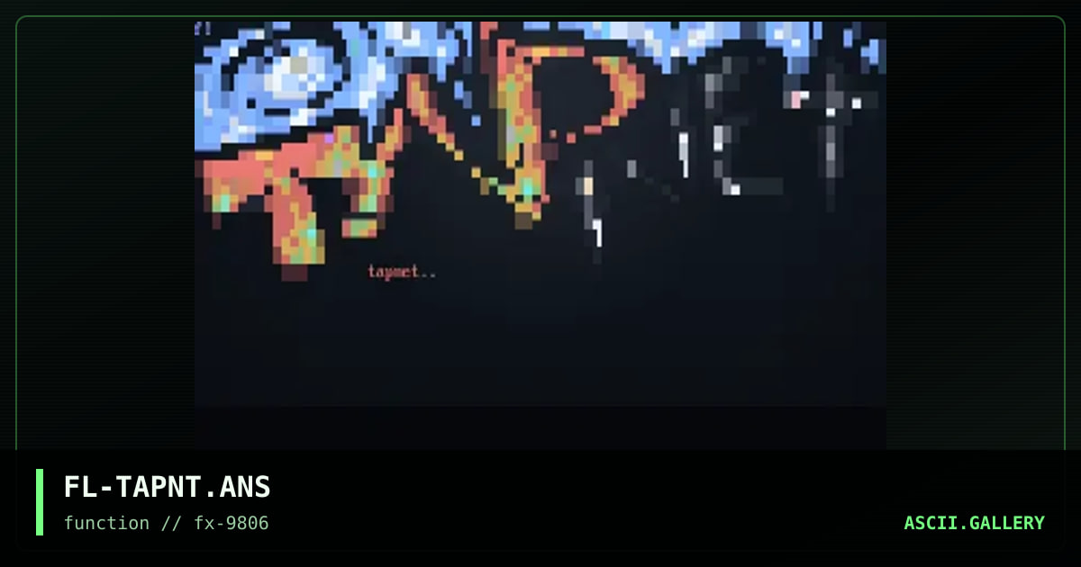 Tapnet, by flame, 1998