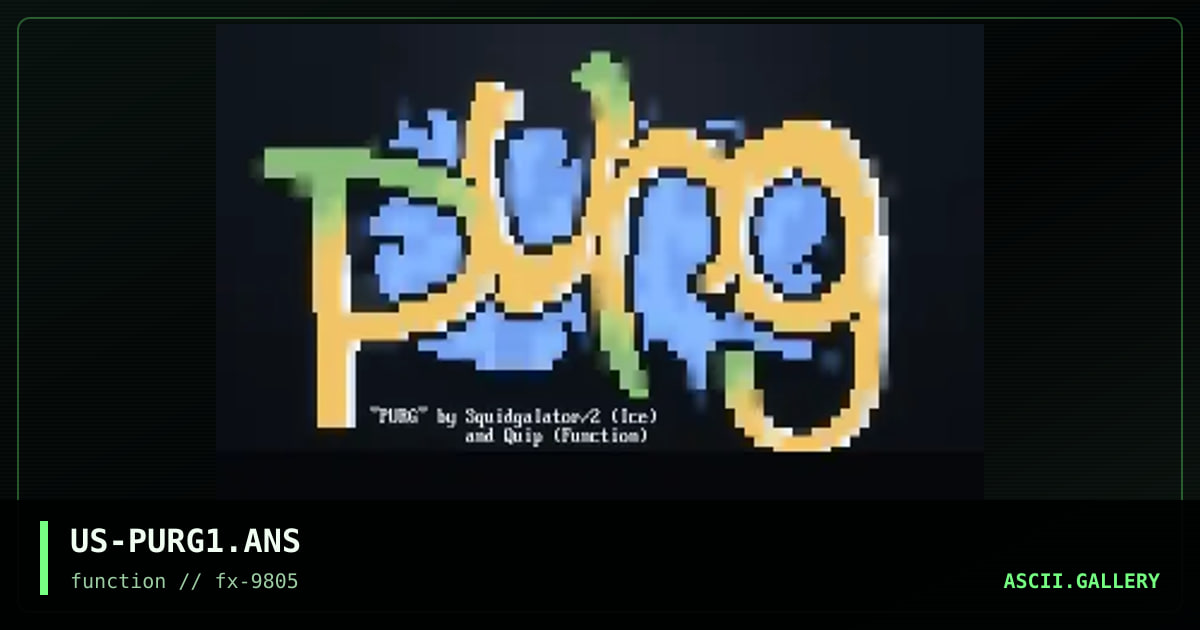 Purg, by quip, squidgalator2, 1998