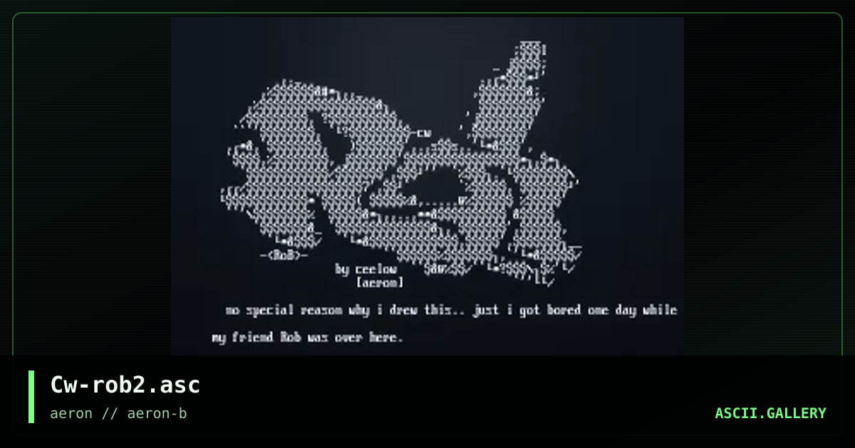 Cw-rob2.asc, by ceelow, 2000