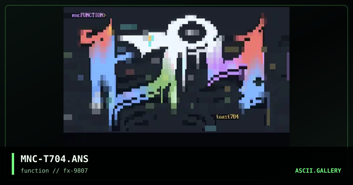 Toast 704, by menace, 1998