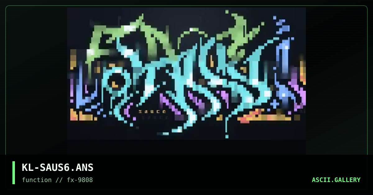 Special Sauce, by knocturnal, 1998