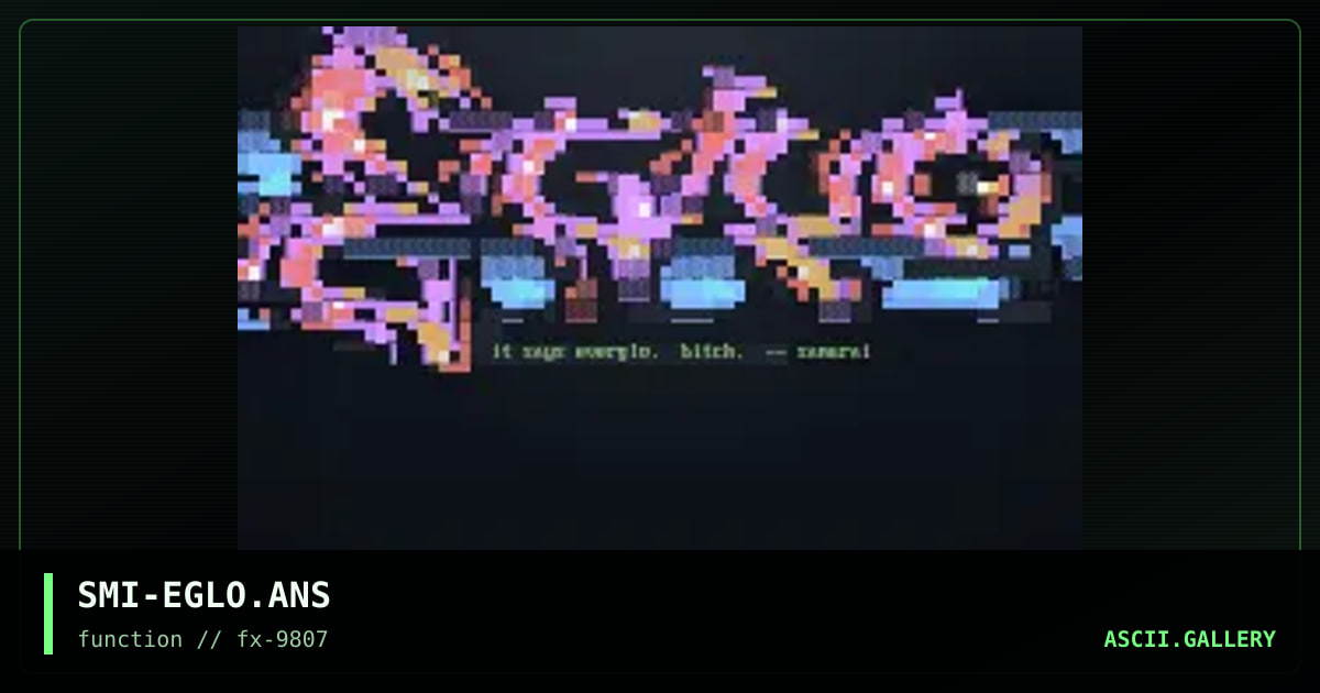 Everglo, by samurai, 1998