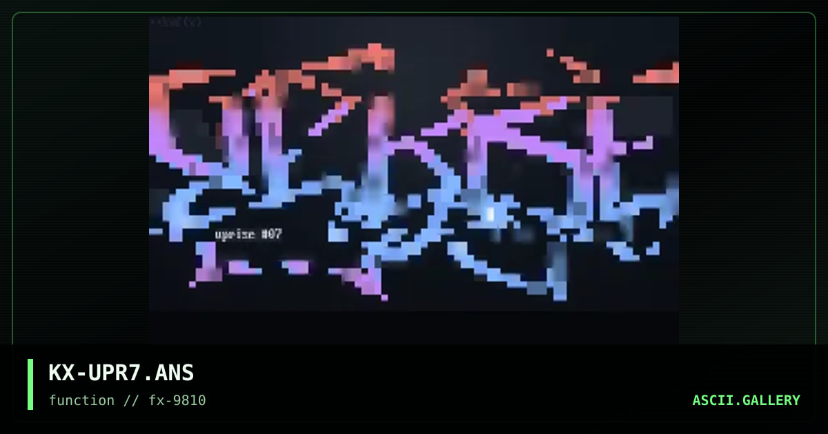 Uprise, by kleenex, 1998