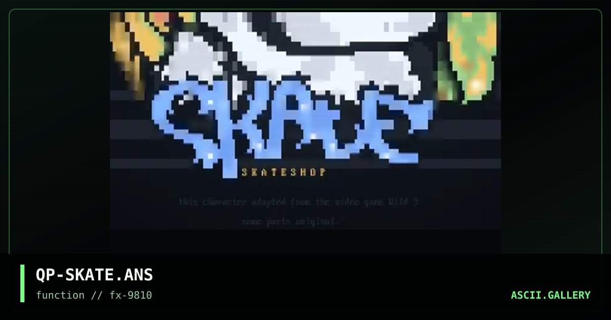 The Skateshop, by quip, 1998