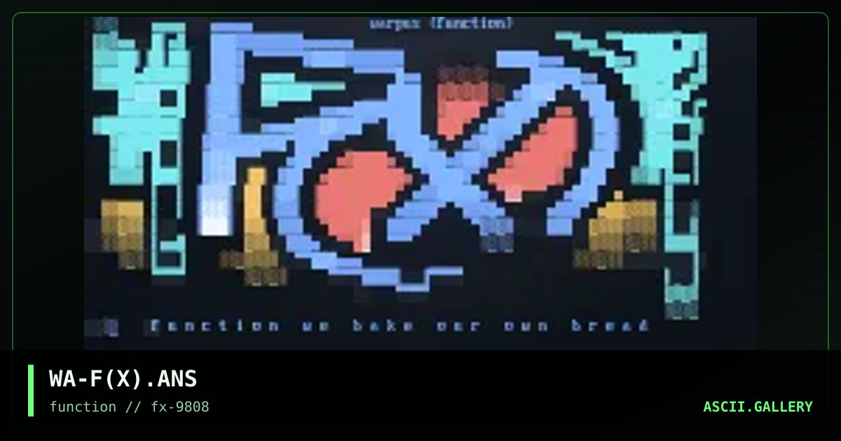 function promo, by warpus, 1998