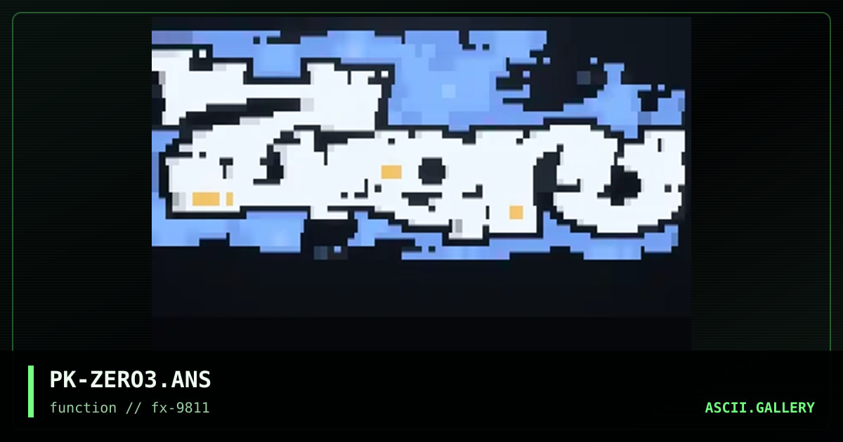 Zero, by pedantik, 1998