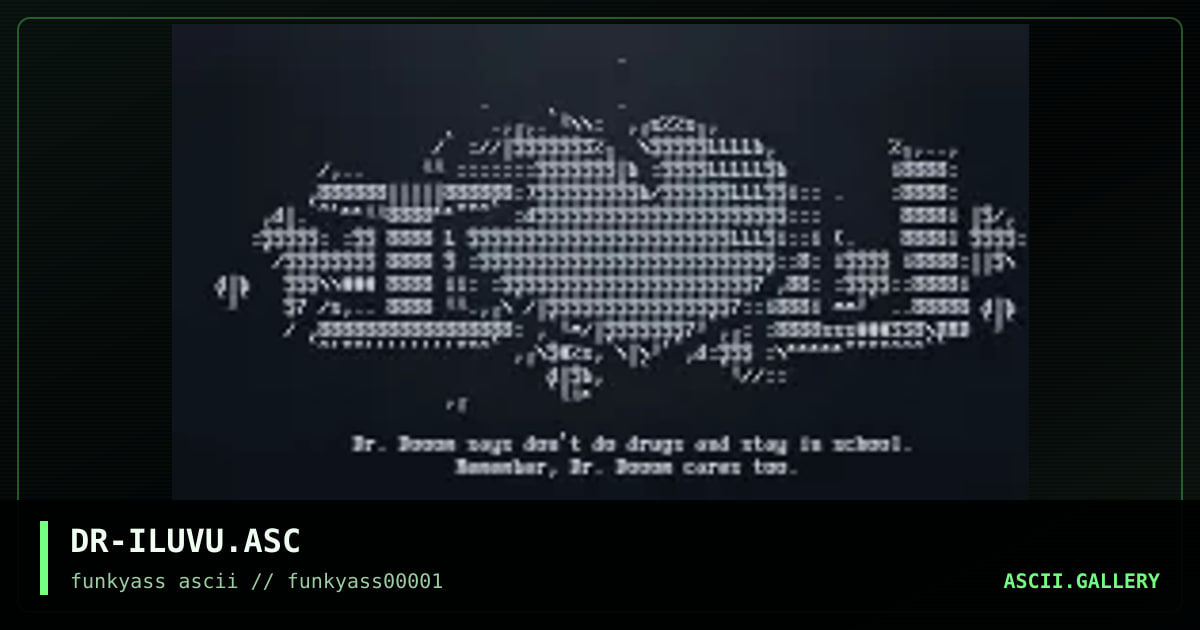 DR-ILUVU.ASC, by dr doom, 1999