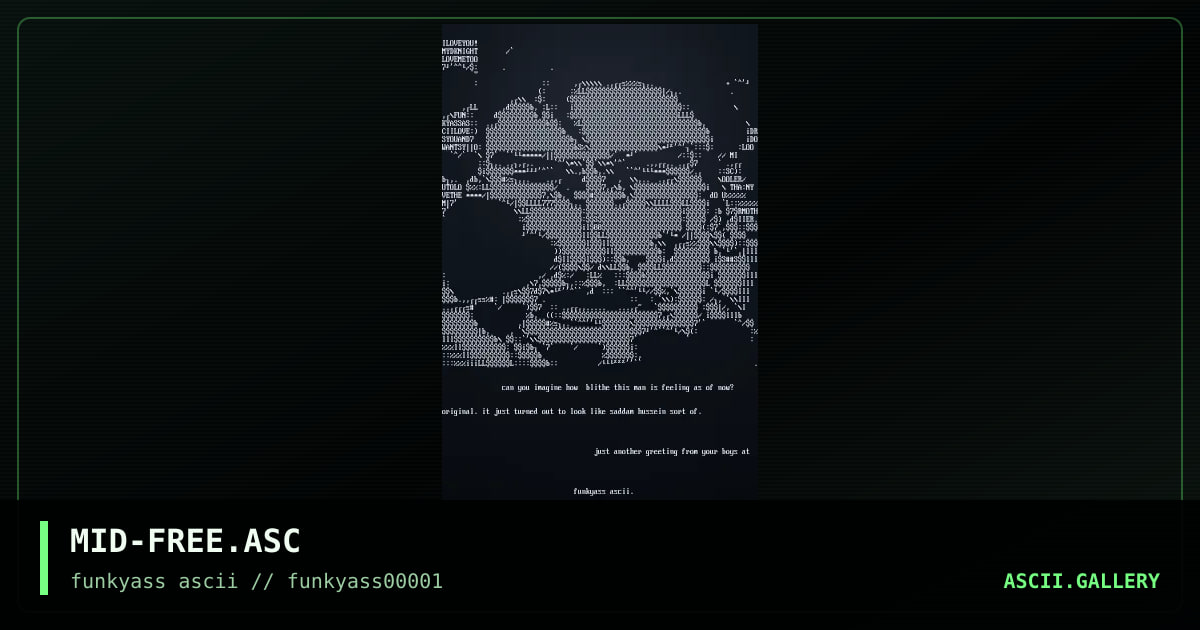 MID-FREE.ASC, by mydknight, 1999
