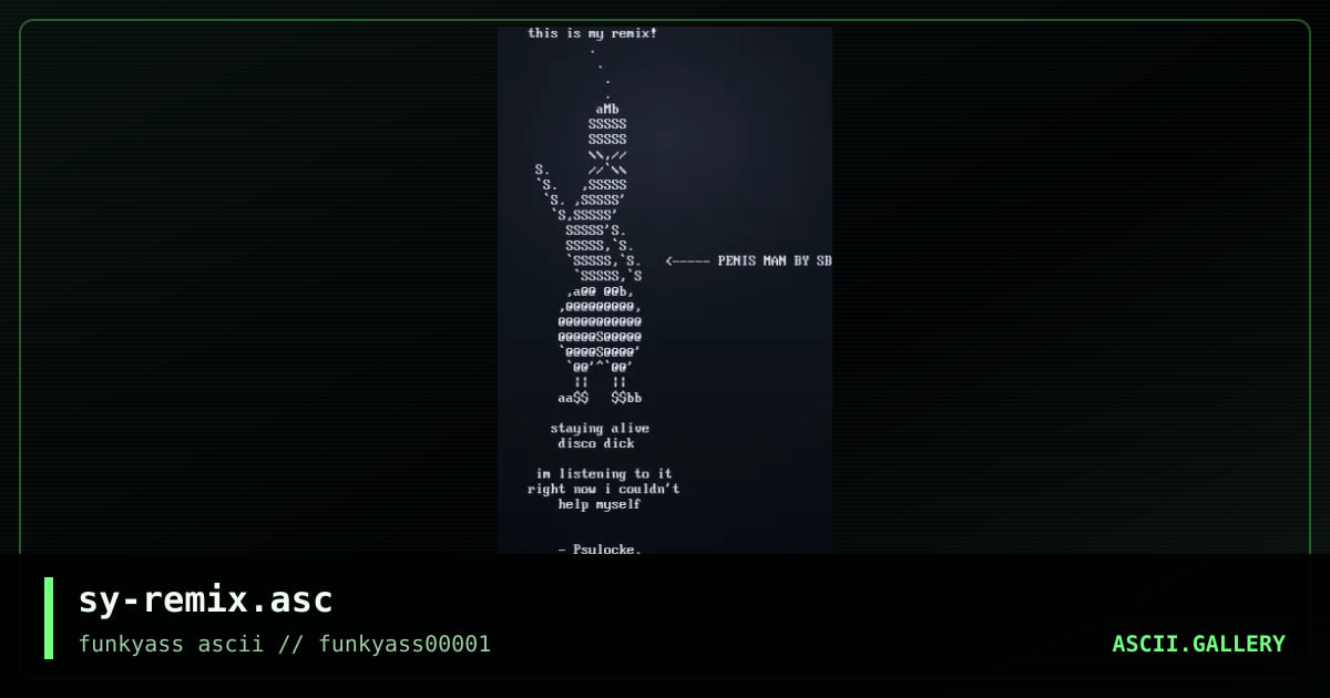 sy-remix.asc, by sb, 1999