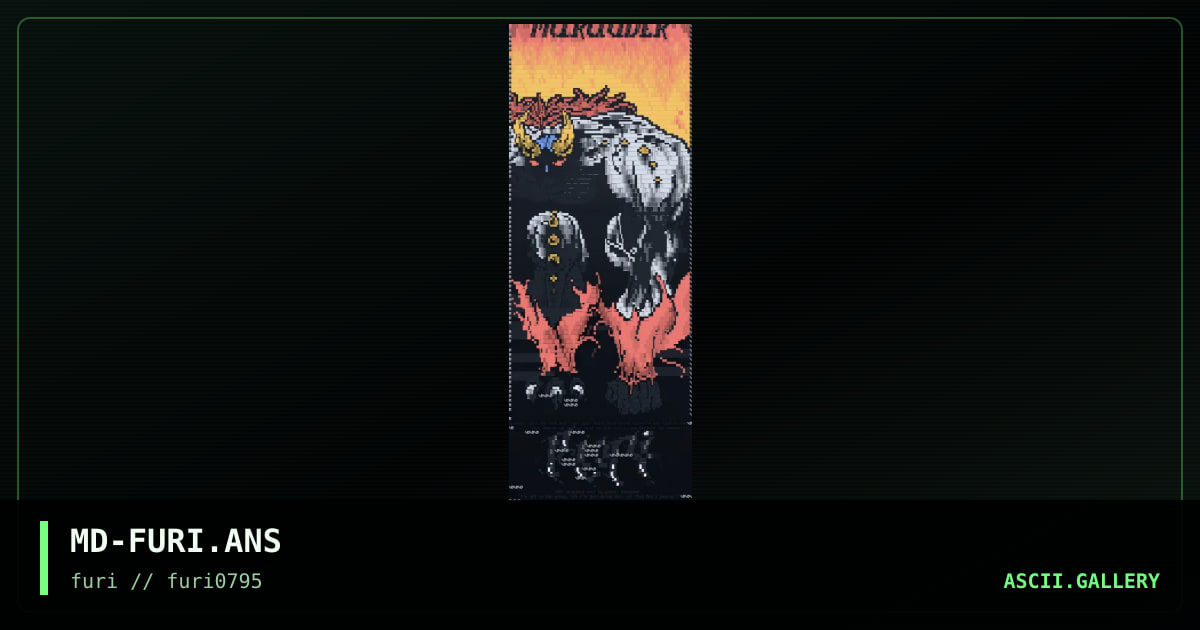 Furi<sp?> promo, by marauder, 1995