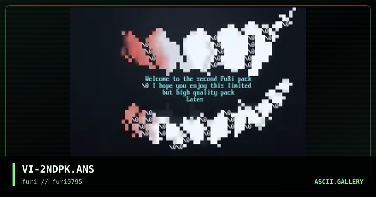 VI-2NDPK.ANS, by vicar, 1995