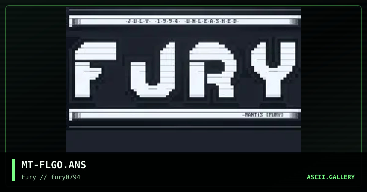 Fury Logo, by mantis, 1994