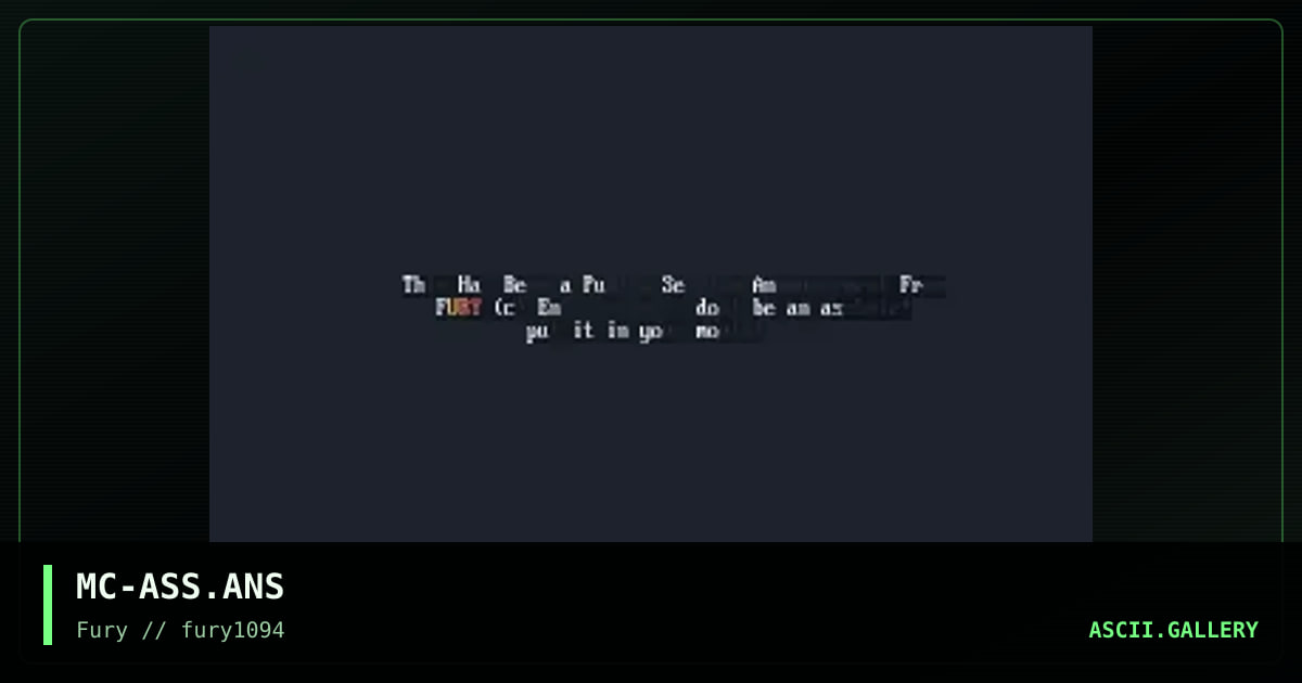 MC-ASS.ANS, by mr corruption, 1994