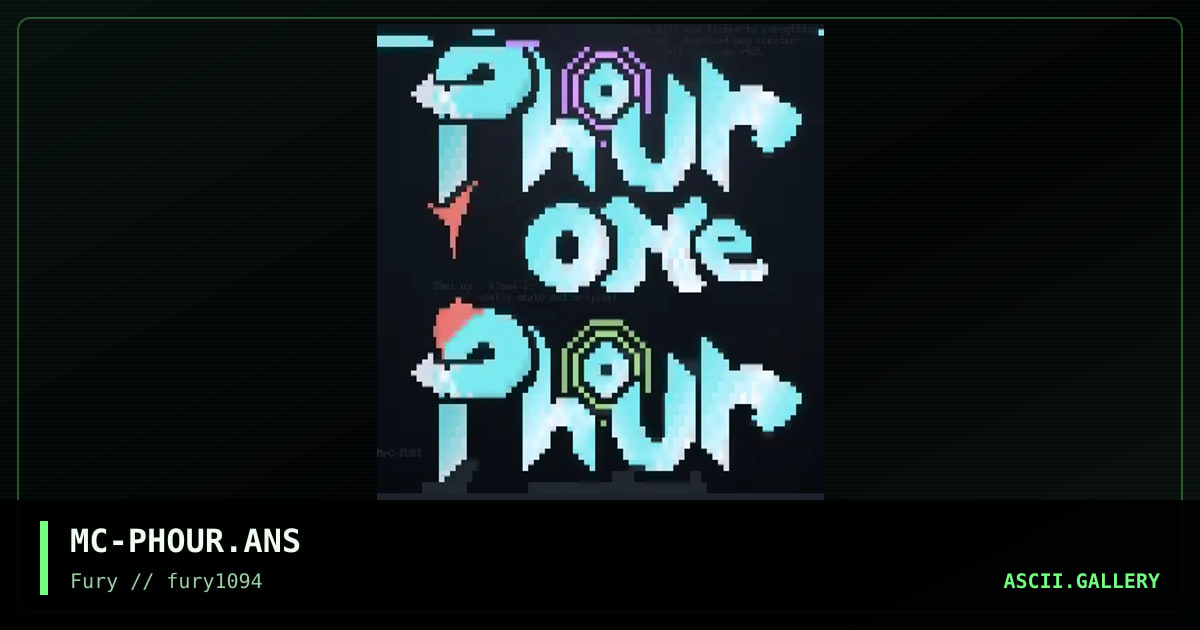 MC-PHOUR.ANS, by mr corruption, 1994