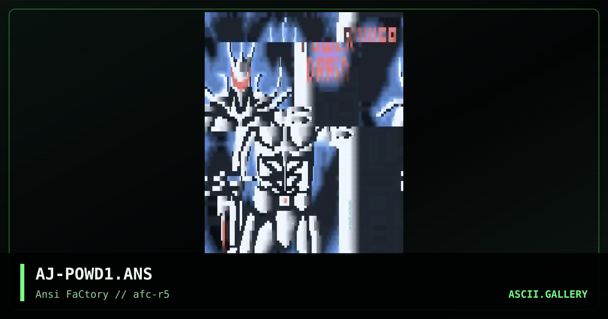 AJ-POWD1.ANS, by anajude, 1993