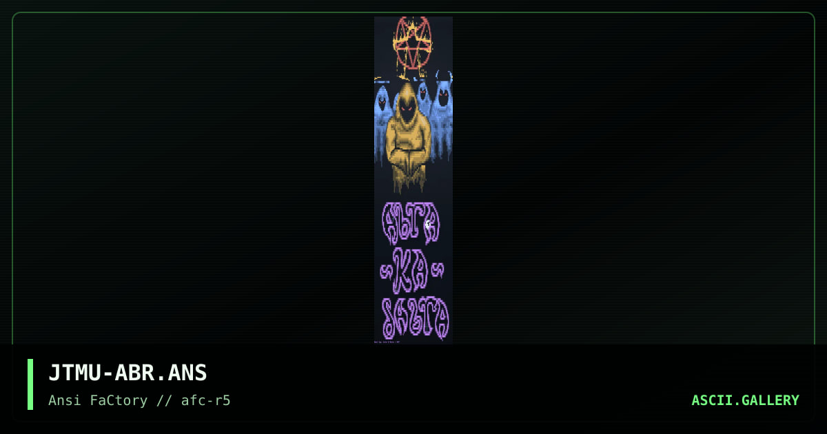 JTMU-ABR.ANS, by jate, mule, 1993