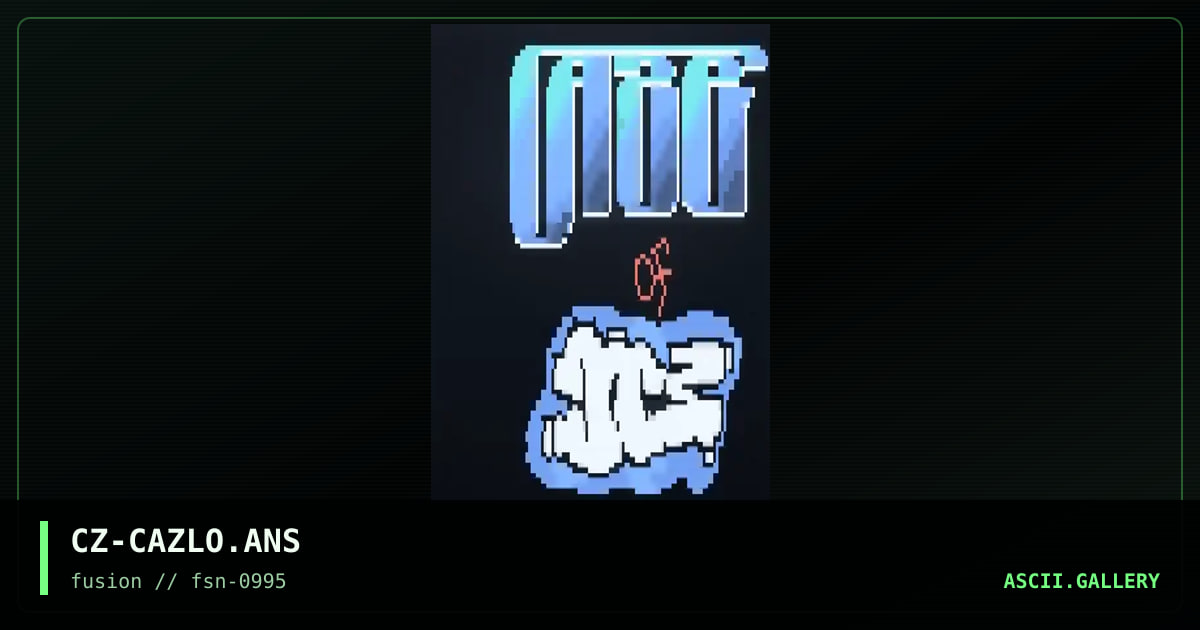 CZ-CAZLO.ANS, by caze, 1995