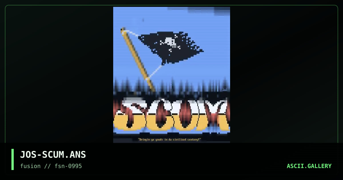 JOS-SCUM.ANS, by juice fusion, 1995