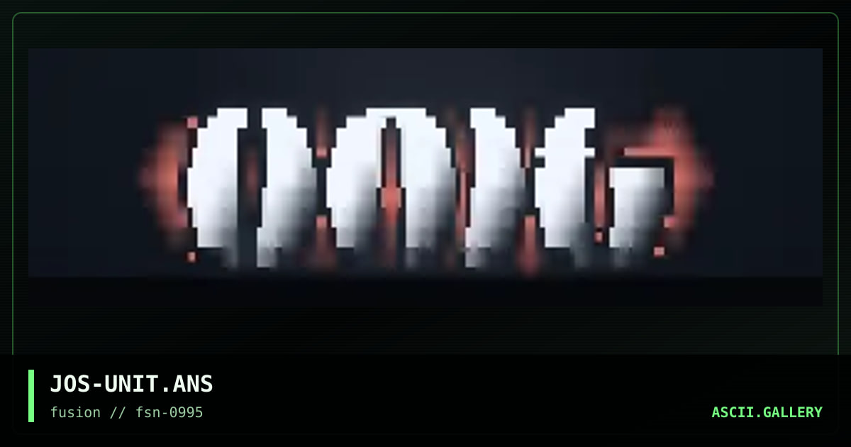 UNiT LOGO 1, by juice fusion, 1995
