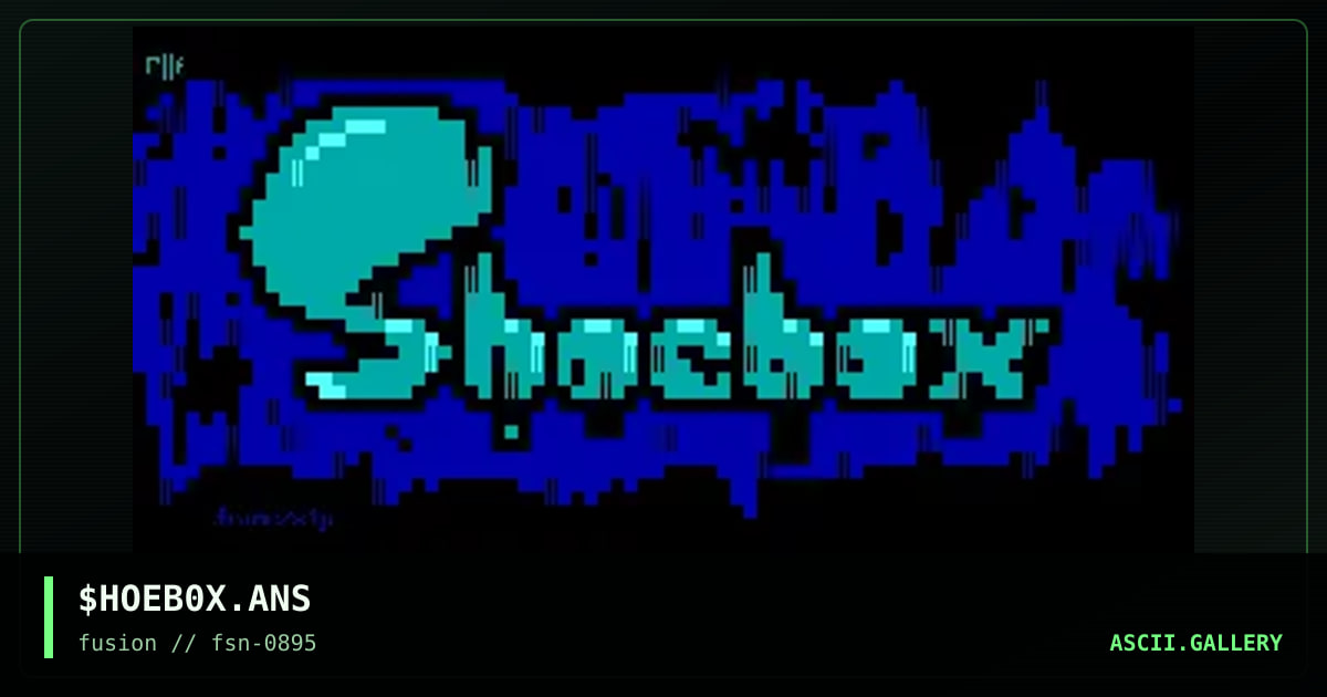 $HOEB0X.ANS, by untagged, 1995