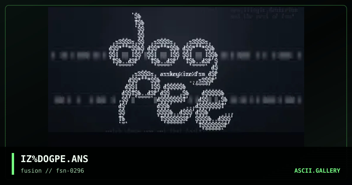 dogpee ?!?!, by ize, 1996