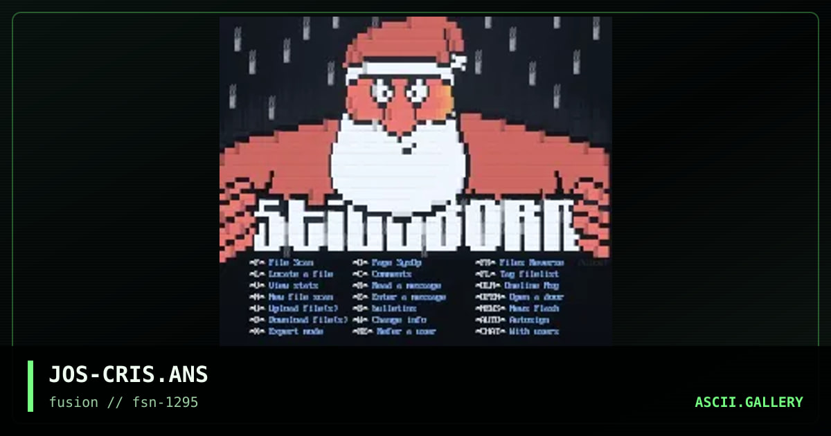 Stillborn Cristmas main-logo, by juice fusion, 1995