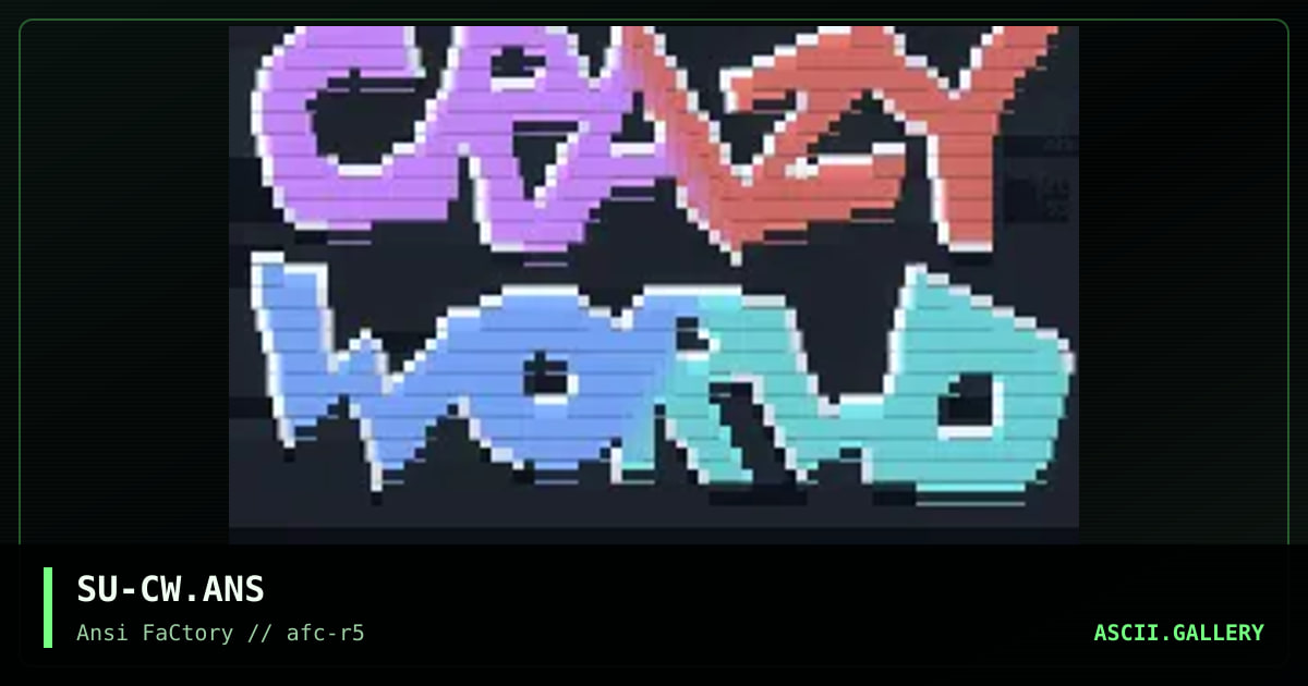 SU-CW.ANS, by suhu, 1993
