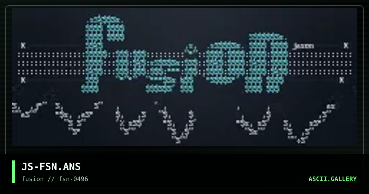 fusion logo, by jason, 1996