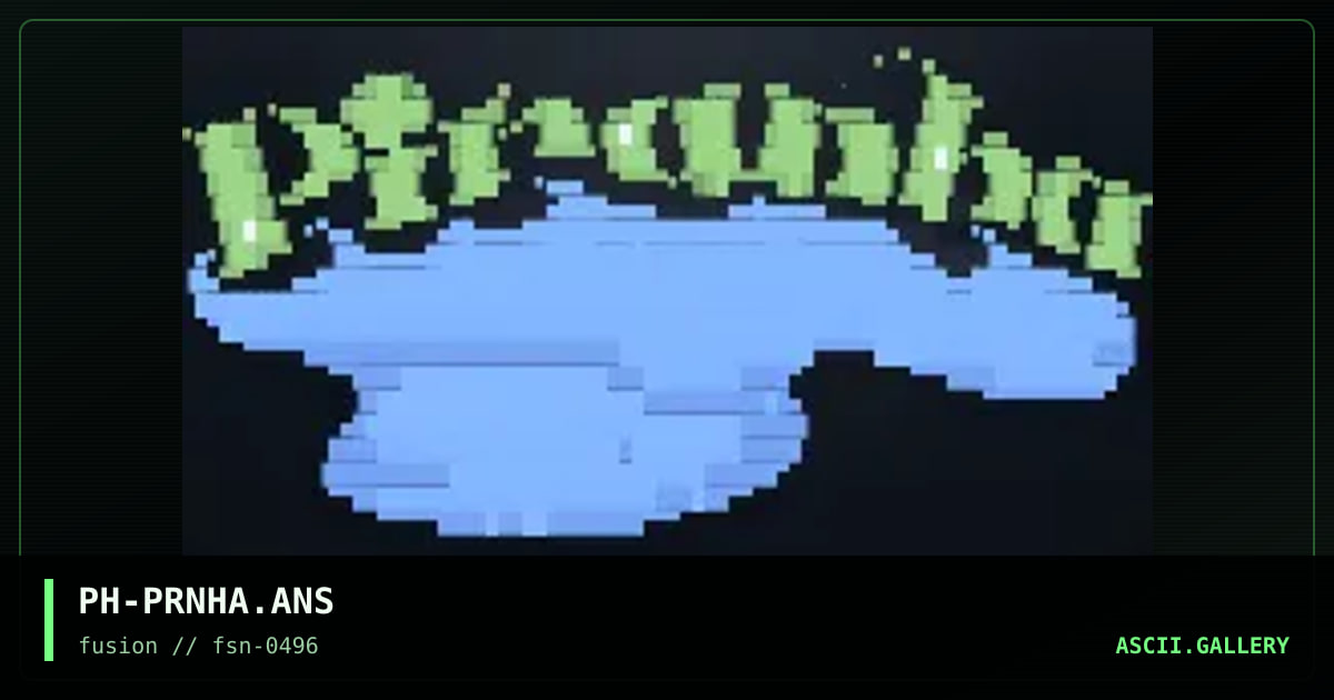 Piranha logo, by pharcyde, 1996