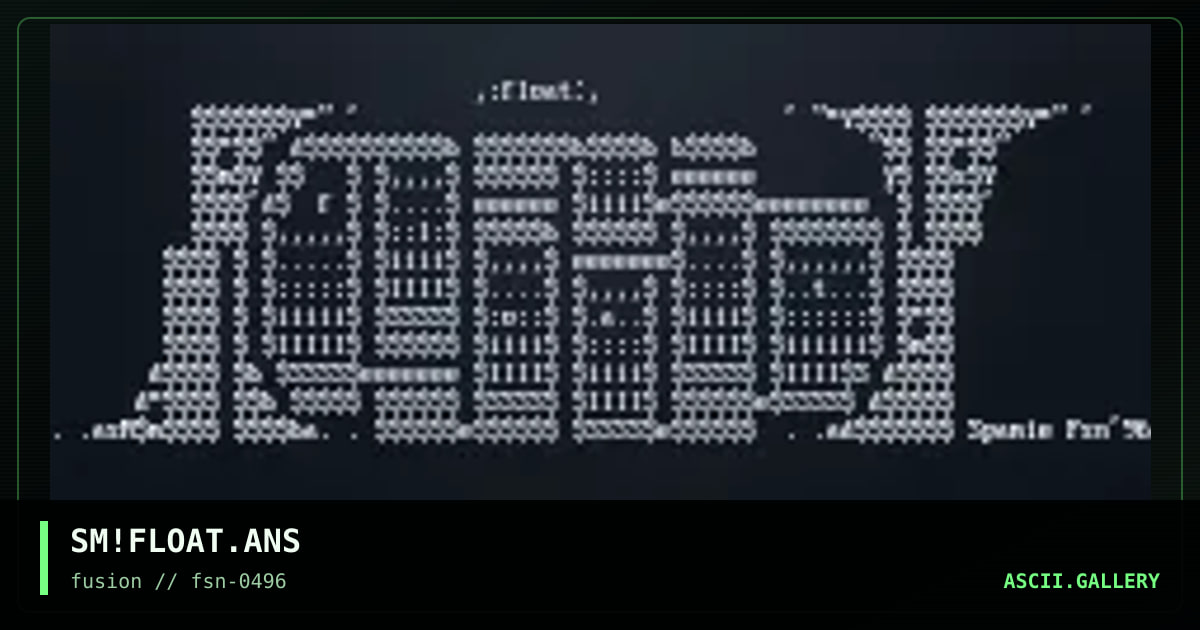 SM!FLOAT.ANS, by spamie, 1996